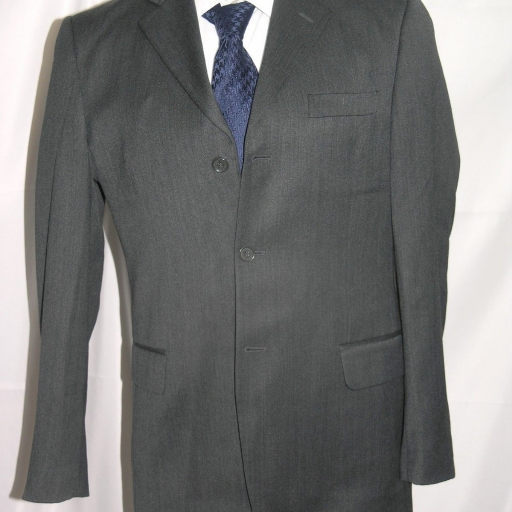 Dolce & Gabbana Three Button Flat Front Suit 40r - image 5